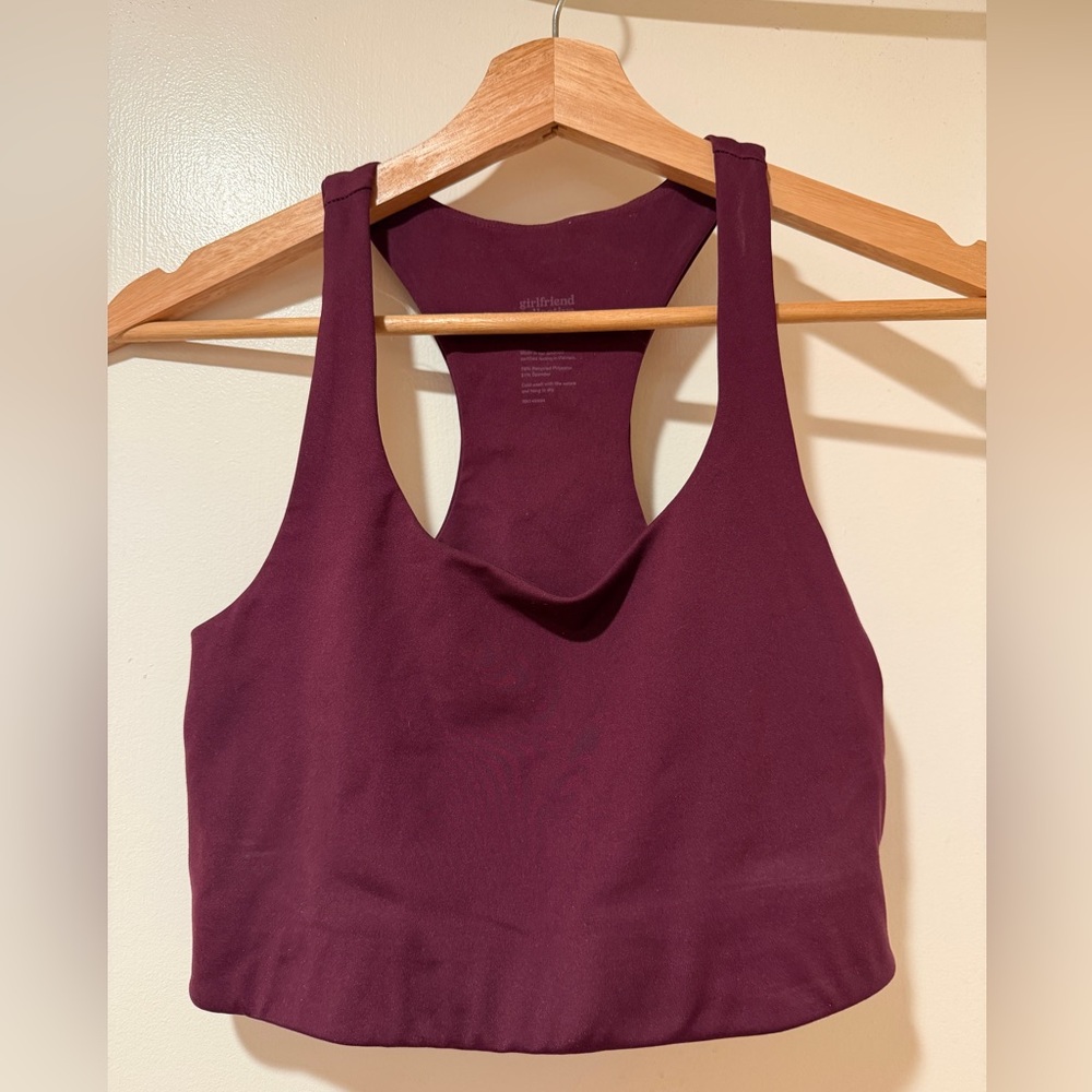 Girlfriend Collective Purple Bra